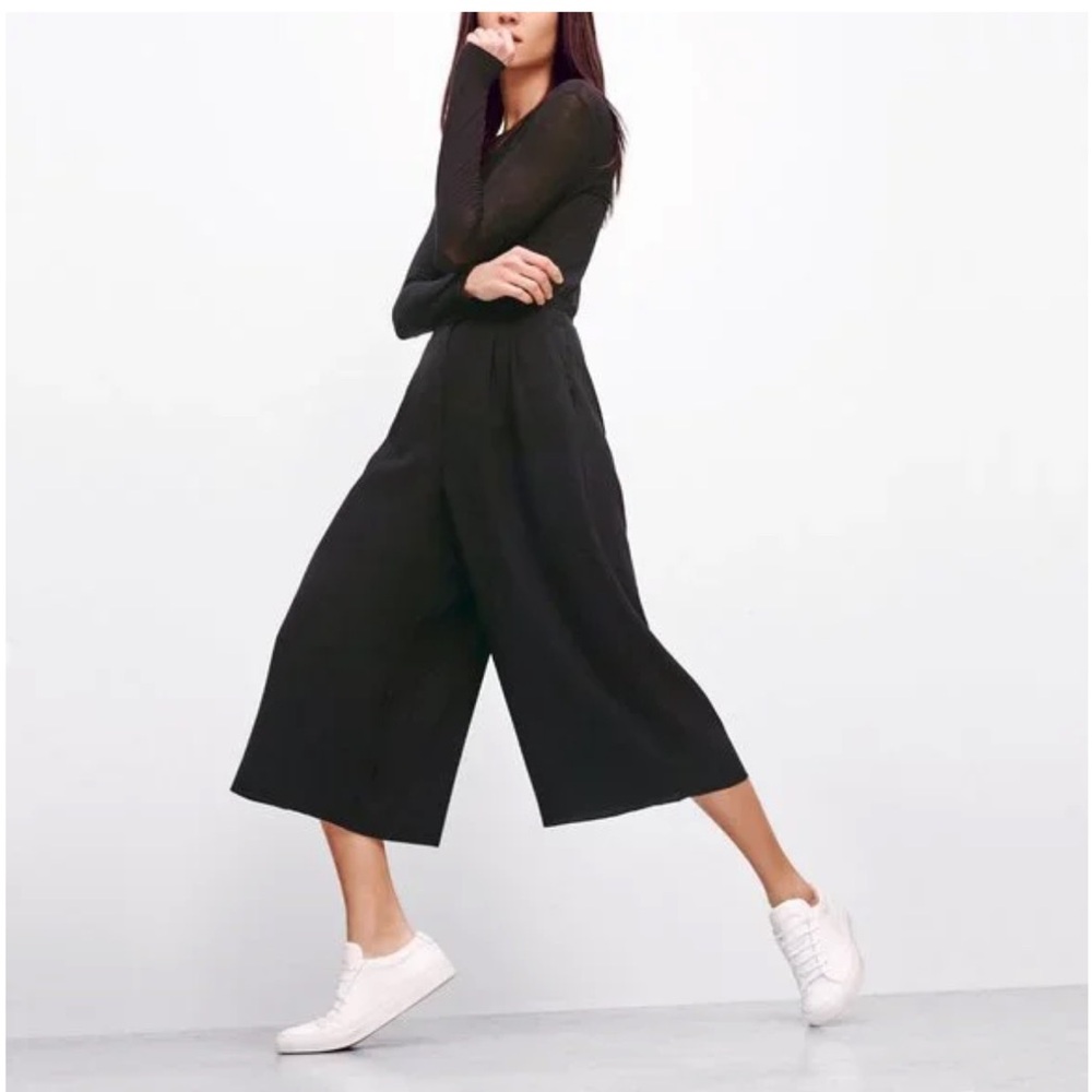 Babaton Lazarus Wide Leg Culottes - Black - 00